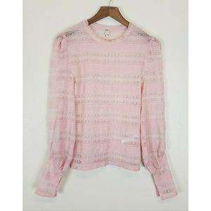 NWOT Free People lace top